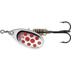 Блесна вращающаяся Mepps Aglia Decoree Silver/Red pts 1, 3.5 гр