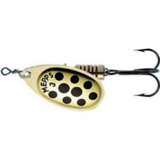 Блесна вращающаяся Mepps Aglia Decoree Gold/Black pts 1, 3.5 гр