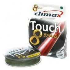 Шнур Touch 8 Braid 135м 0,16мм зеленый Climax