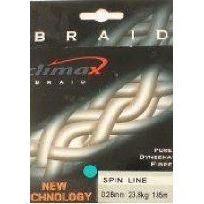 Шнур Spin Line Braided Rund 135м 0.10мм Climax