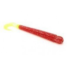 Приманка Disc Worm 4-31 Electric Strawberry Chart Tail Big Bite Baits