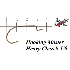 Офсетные крючки Varivas Nogales Hooking Master Heavy Class #1/0 (8 шт. в уп.)