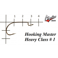 Офсетные крючки Varivas Nogales Hooking Master Heavy Class #1 (8 шт. в уп.)