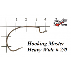 Офсетные крючки Varivas Nogales Hooking Master Heavy Wide #2/0 (7 шт. в уп.)