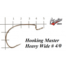 Офсетные крючки Varivas Nogales Hooking Master Heavy Wide #4/0 (6 шт. в уп.)