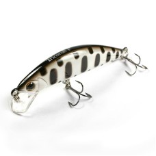 Воблер JACKALL TIMON Tricoroll 55F white & black yamame