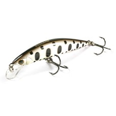 Воблер JACKALL TIMON Tricoroll 55HW white & black yamame