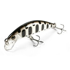 Воблер JACKALL TIMON Tricoroll 55S white & black yamame