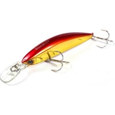Воблер JACKALL TIMON Tricoroll GT 72MD-F haku red & gold