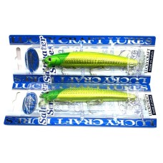 Воблер Lucky Craft Flash Minnow 110 SW 706 Laser Green Head Chart