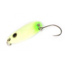 Блесна MEGABASS GREAT HUNTING SPOON-X 3 / GLOW-LIME SPOT