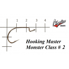 Офсетные крючки Varivas Nogales Hooking Master Monster Class #2 (7 шт. в уп.)