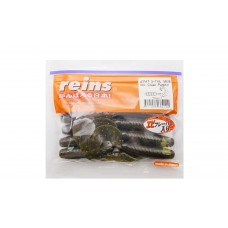 Приманка силиконовая REINS Fat G-Tail Grub 4" (упак. 10 шт.) / 002 - Green Pumpkin