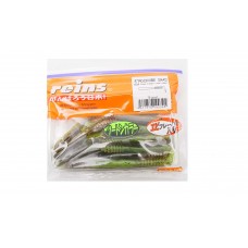 Приманка силиконовая REINS Rockvibe Shad 3 B08 Green Pumpkin Chart Melon