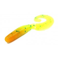 Приманка силиконовая REINS Fat G-Tail Grub 3 308 Marble Chart Orange