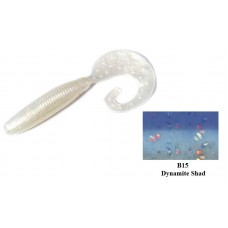 Приманка силиконовая REINS Fat G-Tail Grub 3 B15 Dynamite Shad