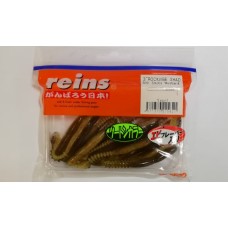 Приманка силиконовая REINS Rockvibe Shad 3 B09 Smoke Mustard