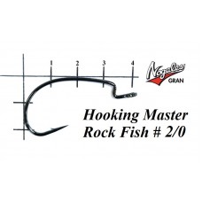 Офсетные крючки Varivas Nogales Hooking Master Rock Fish #2/0 (6 шт. в уп.)
