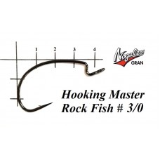 Офсетные крючки Varivas Nogales Hooking Master Rock Fish #3/0 (6 шт. в уп.)