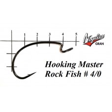 Офсетные крючки Varivas Nogales Hooking Master Rock Fish #4/0 (5 шт. в уп.)