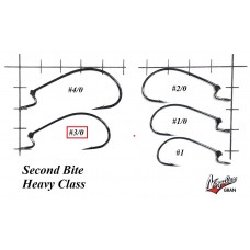 Офсетные крючки Varivas Nogales Second Bite Heavy Class #3/0 (5 шт. в уп.)