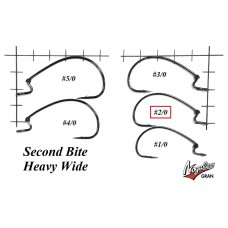 Офсетные крючки Varivas Nogales Second Bite Heavy Wide #2/0 (6 шт. в уп.)