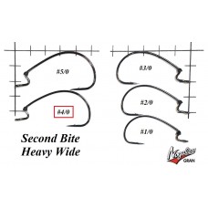 Офсетные крючки Varivas Nogales Second Bite Heavy Wide #4/0 (5 шт. в уп.)