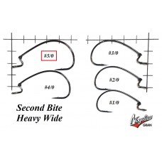 Офсетные крючки Varivas Nogales Second Bite Heavy Wide #5/0 (5 шт. в уп.)