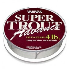 Монолеска Varivas Super Trout Advance High Quality 2,5LB (0,117мм) - 91м