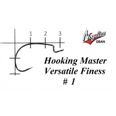 Офсетные крючки Varivas Nogales Hooking Master Versatile Finess #1 (8 шт. в уп.)