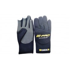 Перчатки WONDER черные без пальцев WG-FGL 012 M