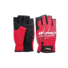 Перчатки WONDER красные без пальцев WG-FGL 034 XL