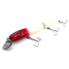 Воблер CREEK CHUB Wood Jointed Pikie / Red/White / IW800RW
