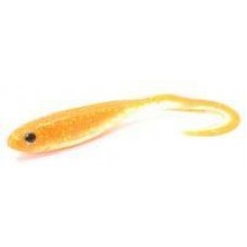 Приманка Flash J Grub 4.5" SW 121 glow orange/silver Fish Arrow