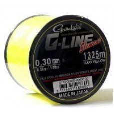 Леска G-Line Element Fluo Yellow 1820м 0,26мм Gamakatsu