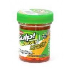 Приманка Gulp Alive Honey Worms fluo orange Berkley