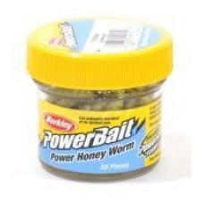 Приманка Powerbait Honey Worms 25 yellow Berkley