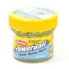 Приманка Powerbait Honey Worms 25 hot yellow Berkley