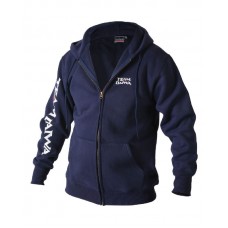 Толстовка на молнии с капюшоном синяя DAIWA Team Zipper Hooded Top Navy размер - XXL / TDZHNY-XXL