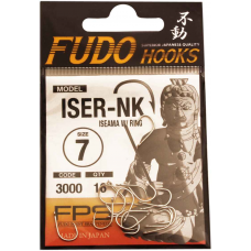 Крючок FUDO ISEAMA W/RING №7 NK (3000) (16шт)