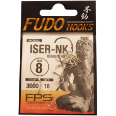Крючок FUDO ISEAMA W/RING №8 NK (3000) (16шт)