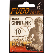 Крючок FUDO CHINU W/RING №10 NK (1100) (18шт)