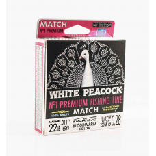 Леска BALSAX White Peacock Match BOX 150м 0,28 (10,0кг)