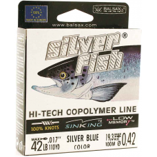 Леска BALSAX Silver Fish BOX 100м 0,42 (19,3кг)