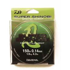 Леска DAIWA Super Shinobi 0,14мм 150м (светло-зеленая)