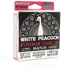 Леска BALSAX White Peacock Match BOX 100м 0,38 (17,0кг)