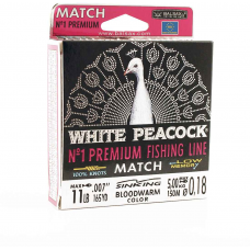 Леска BALSAX White Peacock Match BOX 150м 0,18 (5,0кг)