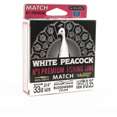 Леска BALSAX White Peacock Match BOX 150м 0,35 (15,0кг)