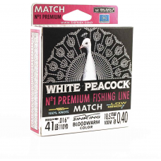 Леска BALSAX White Peacock Match BOX 100м 0,40 (18,5кг)