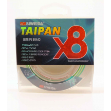 Шнур плетеный SIWEIDA TAIPAN ELITE PE BRAID X8 0,18мм 135м (#1.2, 22lb, 9,91кг, multicolor)